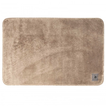 Ταπέτο Μπάνιου Αντιολισθητικό Polyester 60x90εκ. Essential 3117 Taupe Greenwich Polo Club