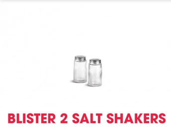 Αλατοπίπερο Σετ 2τμχ Γυάλινο 7εκ. Comas