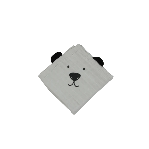 Μουσελίνα Bamboo 120x100εκ. Πολλαπλών Χρήσεων Ζωάκι Γκρι 18308016020OS