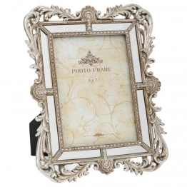 Κορνίζα Polyresin Σκαλιστή Ασημί 21x2x27εκ. iliadis 89730