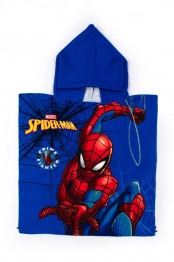 Πόντσο Παιδικό Microfiber 50x100εκ. Spider-Man 95 Blue Marvel DimCol