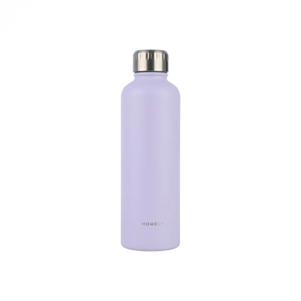 Θερμός-Μπουκάλι Ανοξείδωτο Flask Homely Lavender Fog 500ml-7x7x23εκ. Estia 01-32586