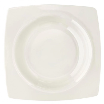 Πιάτο Βαθύ Φαγητού Πορσελάνης 23εκ. Off White CRYSPO TRIO 55.300.02