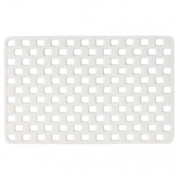 Ταπέτο Αντιολισθητικό Μπανιέρας Καουτσούκ 38x75εκ. Doby White Sealskin 312005210