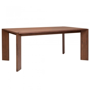 Τραπέζι Ξύλινο Καρυδιάς Μασίφ-Mdf Natural 180x100x75εκ. iliadis 92590