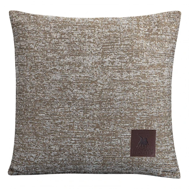 Διακοσμητικό Μαξιλάρι Βαμβακερό 40x40εκ. Essential 3990 Beige Greenwich Polo Club