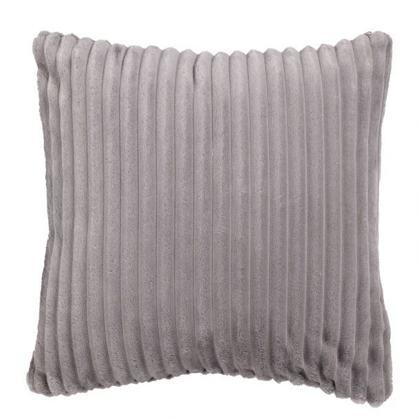 Διακοσμητικό Μαξιλάρι Fleece 40x40εκ. Throws 1365 Grey Das Home