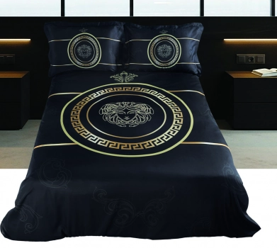 Σετ Παπλωματοθήκη Βαμβακοσατέν King 240x250εκ. Medusa Makis Tselios