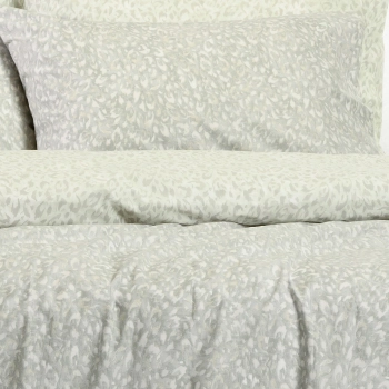 Ζεύγος Μαξιλαροθήκες Polycotton 50x70εκ. Leo Aqua-Grey Casual Line Melinen 20005351