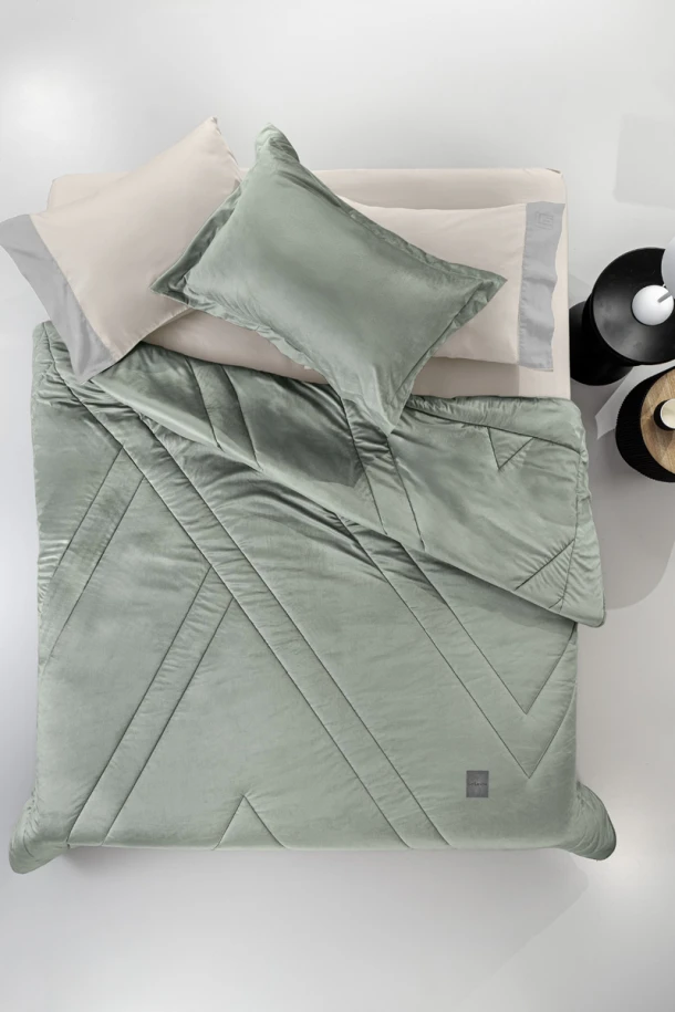 Πάπλωμα Velvet Υπέρδιπλο 220x240εκ. Refine Khaki Guy Laroche