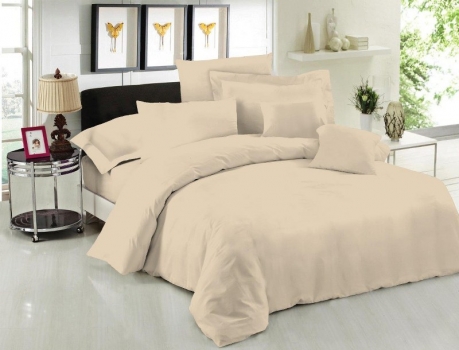 Σεντόνι Μεμονωμένο Polycotton Μονόχρωμο Υπέρδιπλο 245x270εκ. Le Blanc Sand