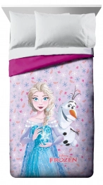 Πάπλωμα Microfiber Μονό 160x240εκ. Disney Home Frozen 45 Lilac DimCol