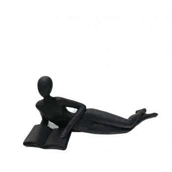 Διακοσμητική Επιτραπέζια Φιγούρα Polyresin Μαύρη ESPIEL 20x7,1x7,5εκ. FAD217