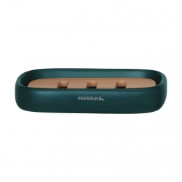 Σαπουνοθήκη Κεραμική 13x9x2,4εκ. Mind Dark Green Sealskin 800060