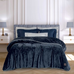 Κουβέρτα Fleece Υπέρδιπλη 220x240εκ. Essential 4442 Royal Blue Greenwich Polo Club