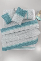 Σετ Σεντόνια Βαμβακερά King Size 270x265εκ. Status Petrol Guy Laroche