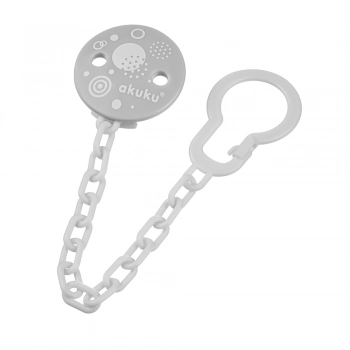 Κλιπ Πιπίλας Grey  akuku A0700