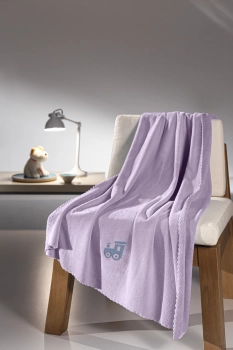Κουβέρτα Kούνιας 100x140εκ. Microfiber Train Iris Guy Laroche