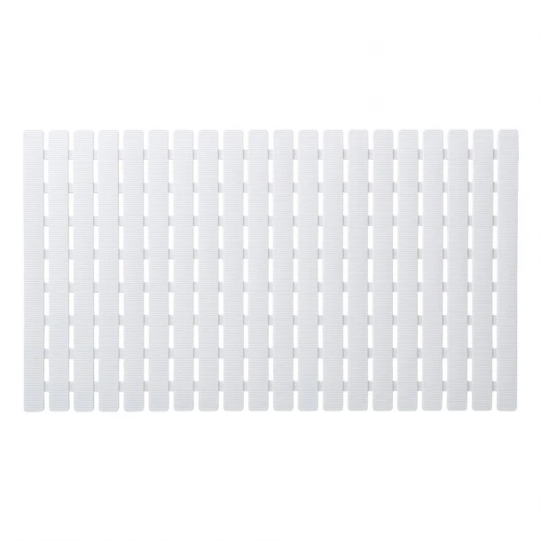 Ταπέτο Αντιολισθητικό Μπανιέρας PP&TPE 39x69εκ. Nora White Sealskin 800649