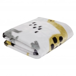 Κουβέρτα Βελουτέ Κούνιας 110x140εκ. Baby Relax 4977 Mint-Taupe Das Baby