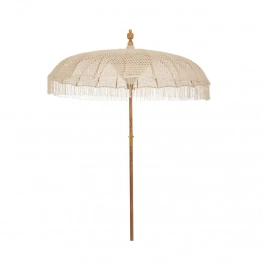 Ομπρέλα Μακραμέ Λευκή 170x260εκ. Bali iliadis 84847