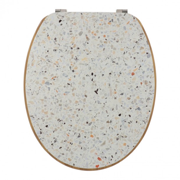 Καπάκι Λεκάνης MDF Με Ανοξείδωτους Μεντεσέδες 35,5x43x4εκ. MRShome DS-0520000