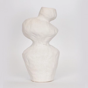 Βάζο Κεραμικό Λευκό 17x13,5x32εκ. ESTHETI 752-20300