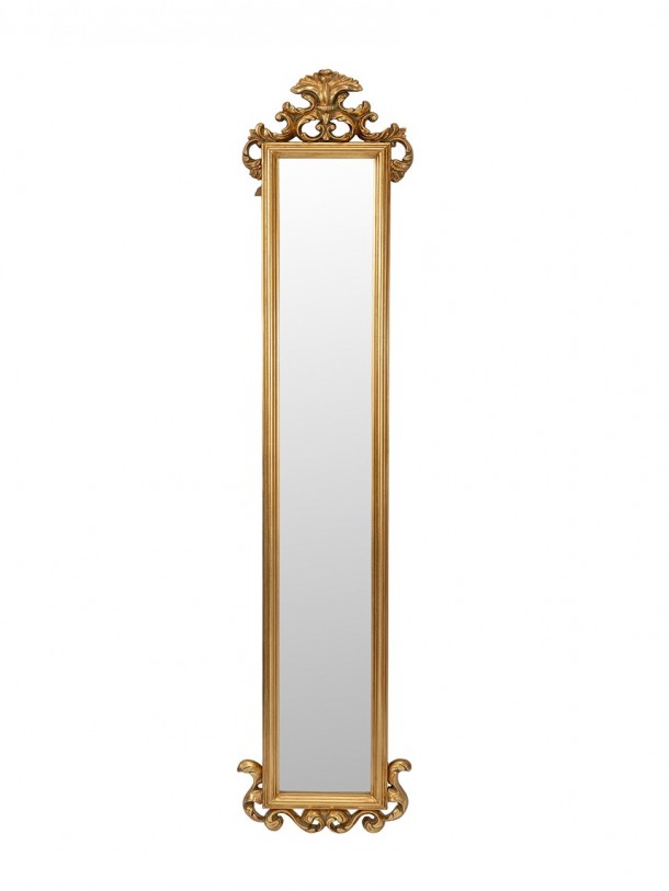 Καθρέπτης Polyester Χρυσός 24x4,5x139εκ. Zen Collection 25.49.52318