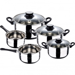 Σετ 8τμχ Μαγειρικά Σκεύη Ανοξείδωτα Toledo Bergner