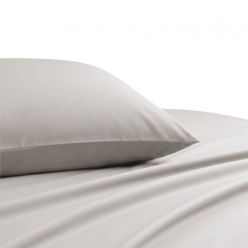 Ζεύγος Μαξιλαροθήκες Βαμβακοσατέν 53x72εκ. Ecru Lavish Satin Line Melinen 20005623