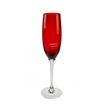 Ποτήρι Σαμπάνιας Γυάλινο Κόκκινο Art Et Lumiere 250ml 03267