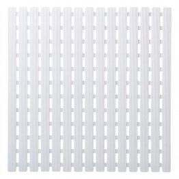 Ταπέτο Αντιολισθητικό Ντουζιέρας PP&TPE 54x54εκ. Nora White Sealskin 800651