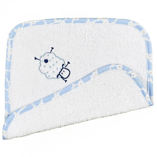 Λαβέτα Βαμβακερή 30x30εκ. Sheep Σιέλ 16192