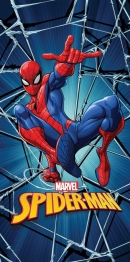 Πετσέτα Θαλάσσης Παιδική Quick Dry Microfiber 70x140εκ. Marvel Spiderman 550 Blue Dimcol