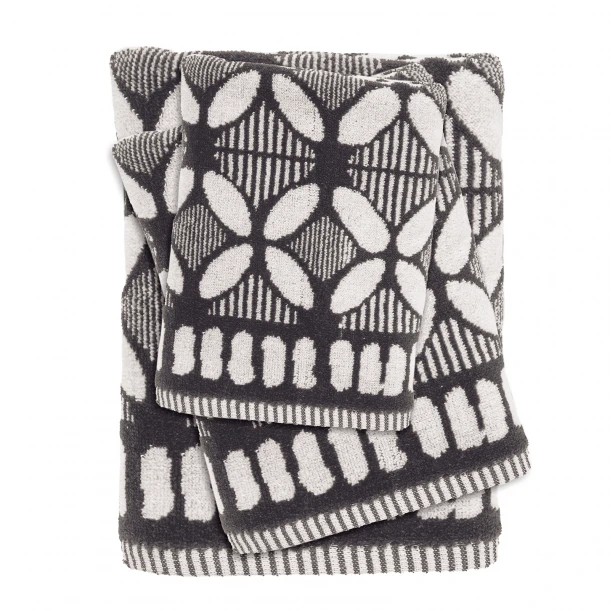 Σετ Πετσέτες 3τμχ Βαμβακερές Daily 0797 Grey Das Home