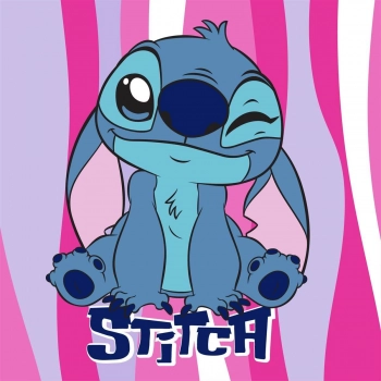 Λαβέτα-Μαγική Πετσέτα Polyester 30x30εκ. Lilo & Stitch 74 Pink Disney DimCol