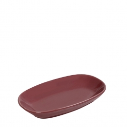 Πιατάκι Σερβιρίσματος Stoneware Pomegranate Dusty Pink Essentials ESPIEL 15x8,5εκ. OWD112K6