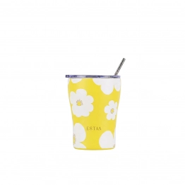 Θερμός-Ποτήρι Ανοξείδωτο Coffee Mug Yellow Daisy Save The Aegean Estia 350ml-8,7x12,5εκ. 01-49041