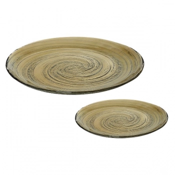 Σετ Πάστας 7τμχ Γυάλινο Torbel Smoke 33εκ.-21εκ. Cryspo Trio 80.624.35