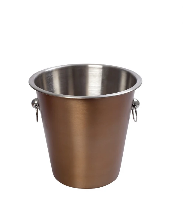 Παγοθήκη Ανοξείδωτη Χάλκινη Ματ ESPIEL 14x14x14εκ. RAP120