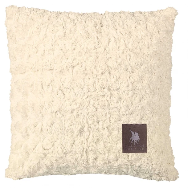 Διακοσμητικό Μαξιλάρι Faux Fur 40x40εκ. Essential 3960 Ecru Greenwich Polo Club