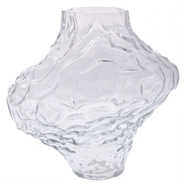 Βάζο Γυάλινο Διάφανο Ακανόνιστο Φ27x29εκ. iliadis 91688