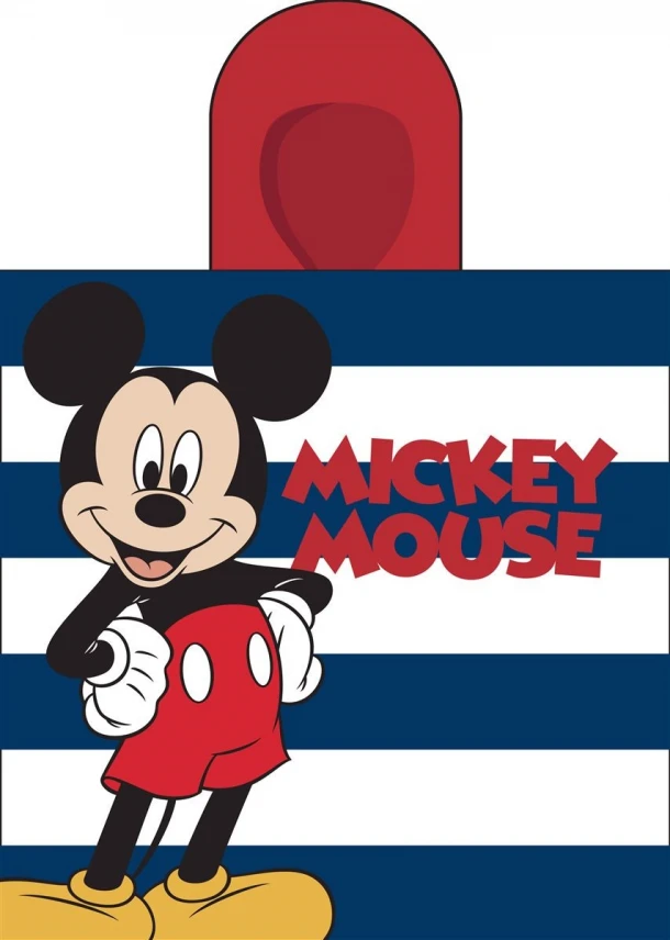 Πόντσο Quick Dry Microfiber 50x100εκ. Disney Home Mickey 193 White-Dark Blue Dimcol