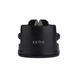Ακονιστήρι Μαχαιριών Με Βεντούζα Μαύρο 6x6x6εκ. Estia 01-36812
