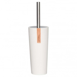 Πιγκάλ Τουαλέτας Polyresin 9,7x35εκ. Pierra White Sealskin 361870510