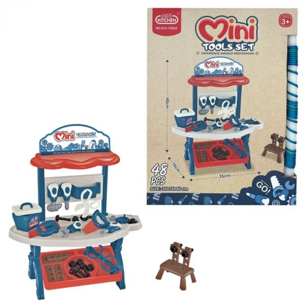 Λαμπάδα Πάγκος Με Εργαλεία 48τμχ Σε Κουτί 25x7x34εκ. Bunny's 73-2096