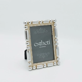 Κορνίζα Polyresin Ασημί 10x15εκ. ESTHETI 815-00048