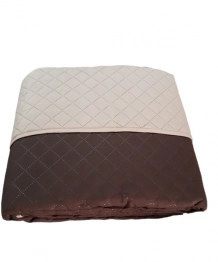 Κουβερλί Microfiber Ultrasonic Υπέρδιπλο 220x240εκ. Σπαγγί-Καφέ 24home
