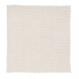 Ταπέτο Μπάνιου Αντιολισθητικό Βαμβακερό 60x60εκ. Reverse Ivory Sealskin 800104