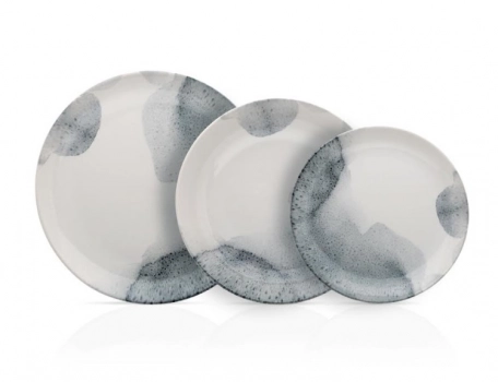 Σερβίτσιο Φαγητού Σετ 20τμχ In-glaze Stoneware Umbria Blue CRYSPO TRIO 25.094.40